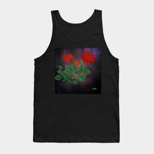 Red roses Tank Top by Richardramirez82